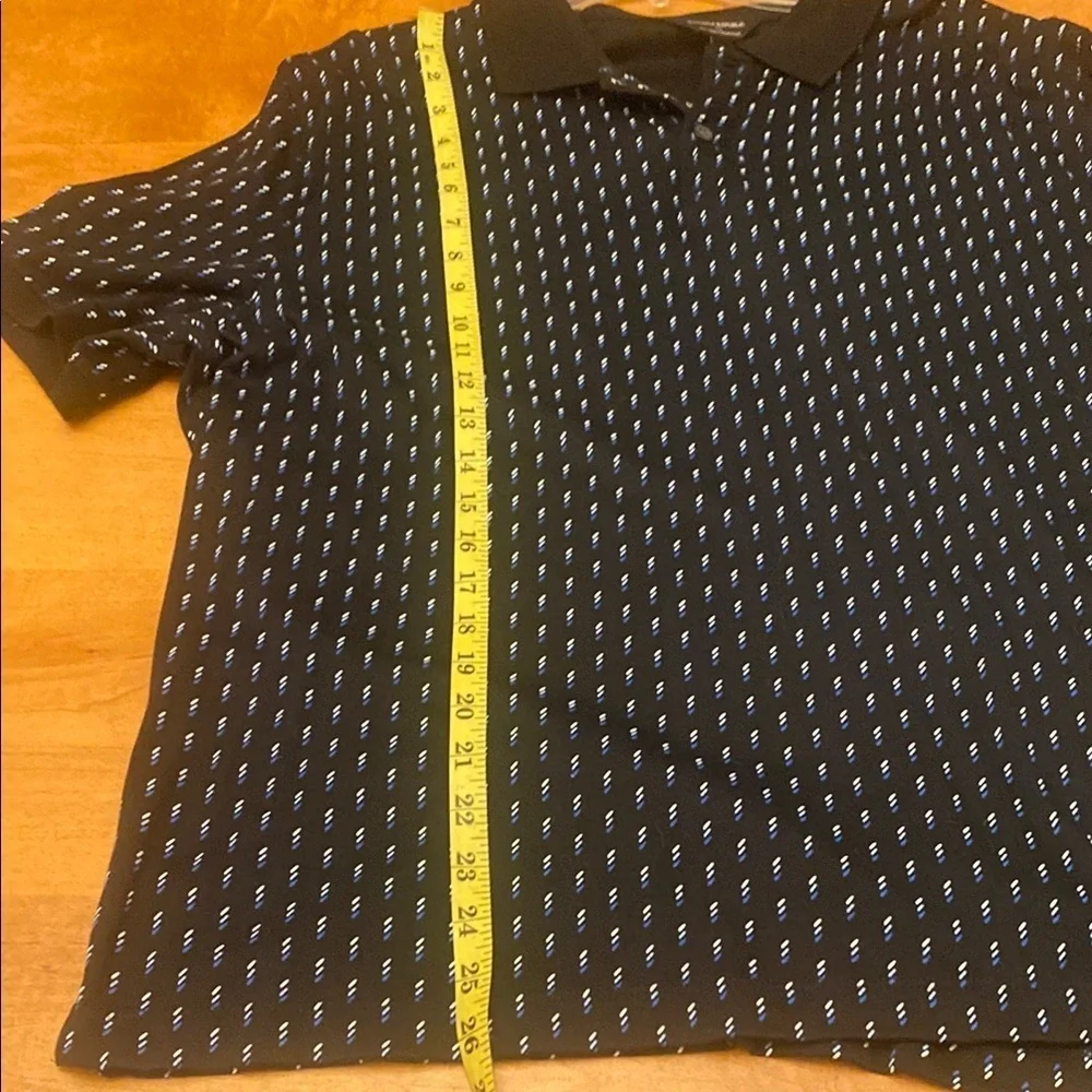 Banana Republic Black Jersey Polka Dot Shirt